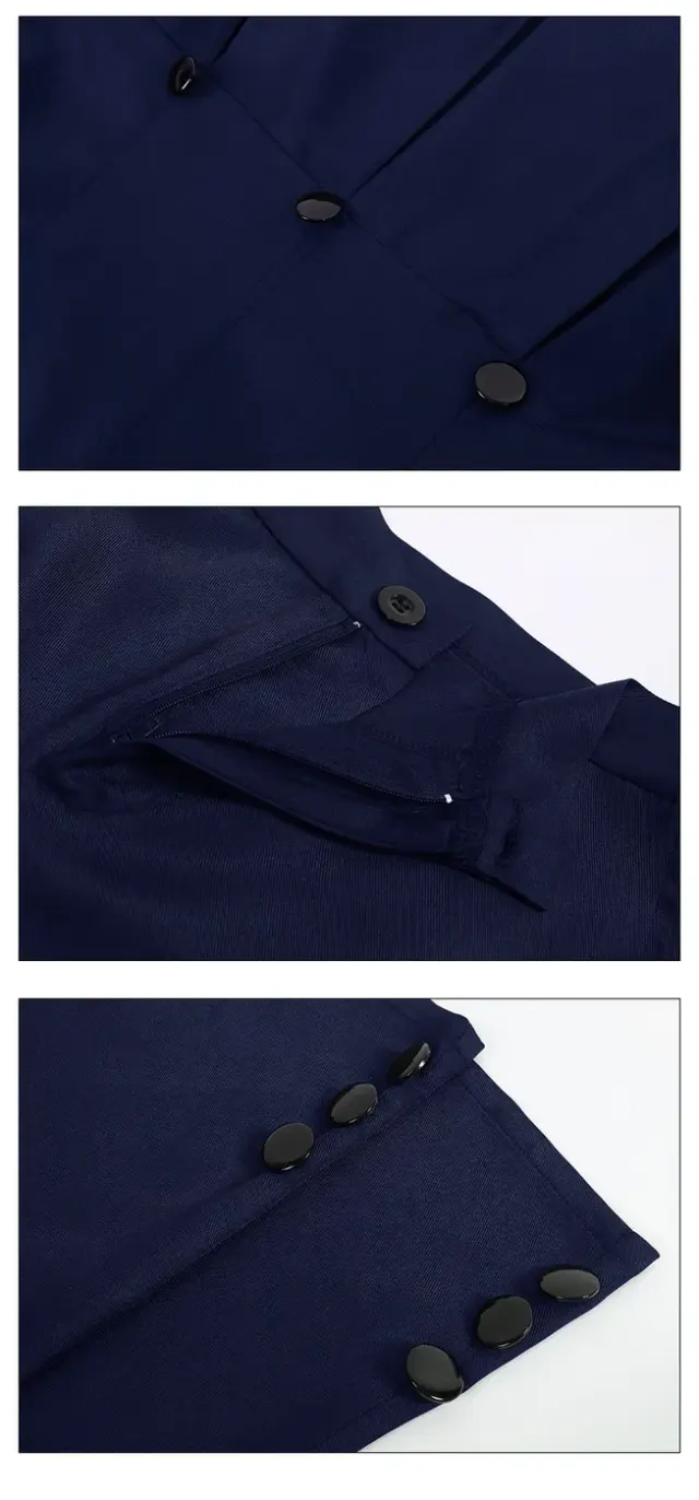 Men's British Court Prince Cosplay Suit Set detail 20