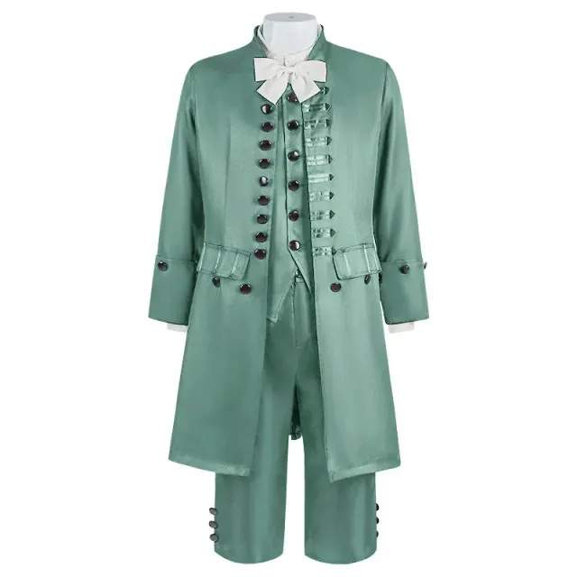 Men's British Court Prince Cosplay Suit Set detail 21