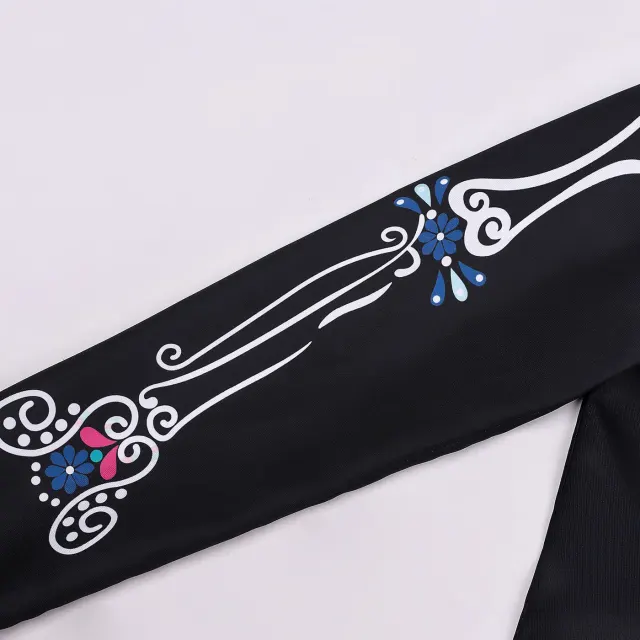 Men's Day of the Dead Skeleton Clown Cosplay Costume detail 22