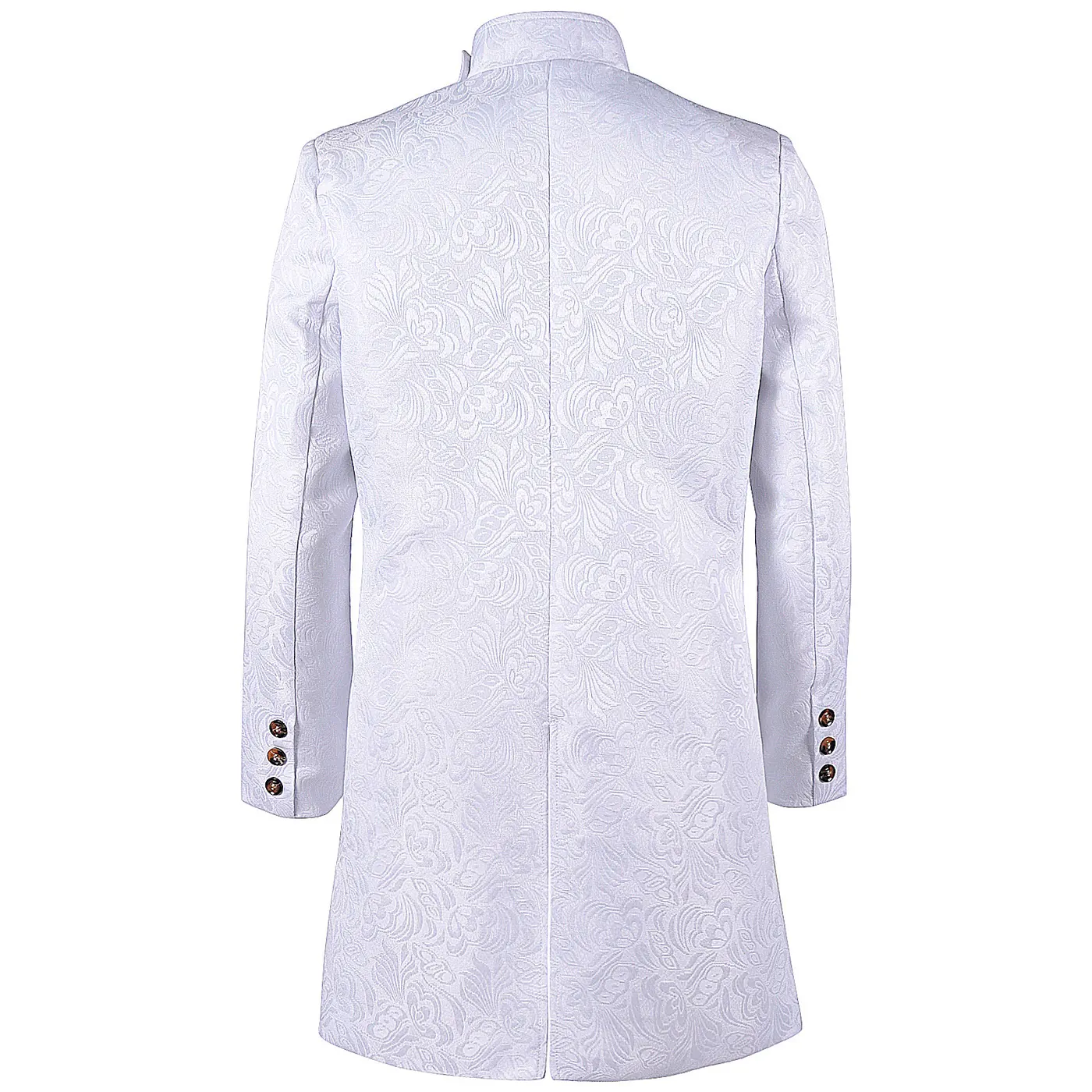 Men's European Court Jacquard Medieval Noble Costume Set detail 10