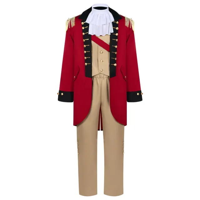 Men's George Washington Colonial President Halloween Costume detail 1