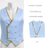 Short Vest - Blue