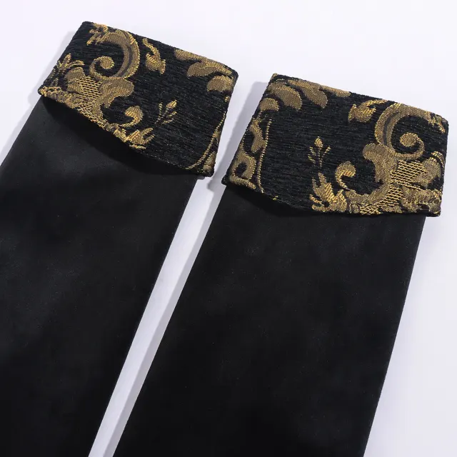 Men's Gothic Long Frock Coat for Halloween Cosplay detail 7