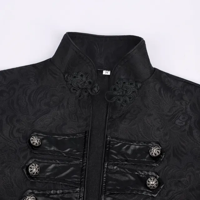 Men's Gothic Medieval Gentleman Cosplay Performance Suit detail 4