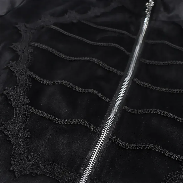 Mittelalterlicher Gothic-Frack für Herren, Halloween-Vampir-Cosplay Detail 6