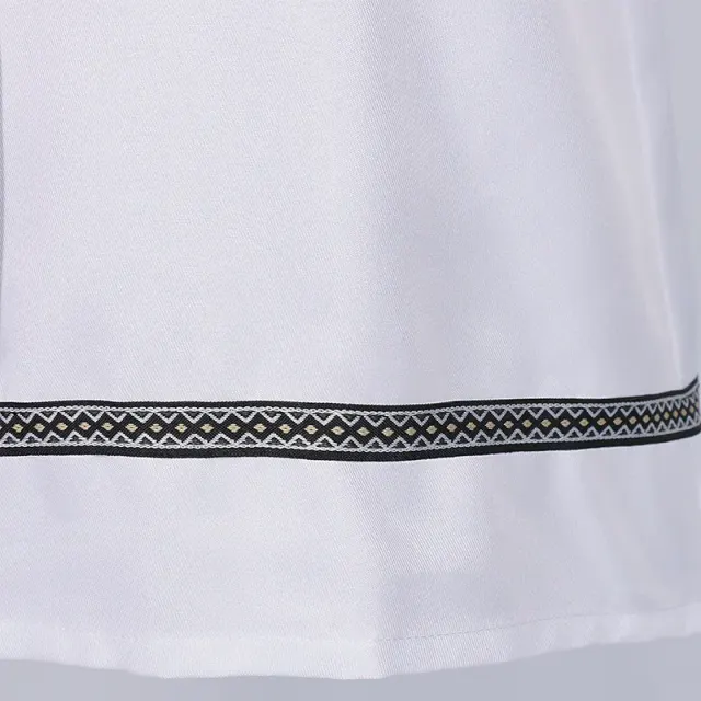 Men's Greek Roman Toga & Gold-Trim Tailcoat Costume Set detail 7