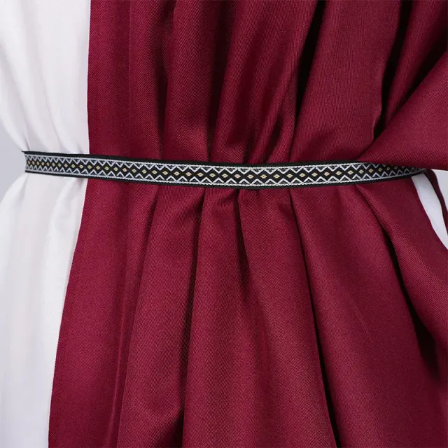 Men's Greek Roman Toga & Gold-Trim Tailcoat Costume Set detail 11