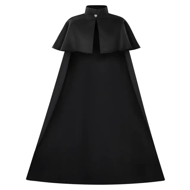 Men's Halloween Grim Reaper Magician Cosplay Cape Robe detail 1