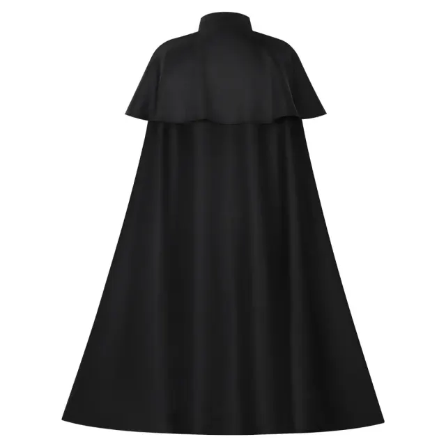 Men's Halloween Grim Reaper Magician Cosplay Cape Robe detail 2