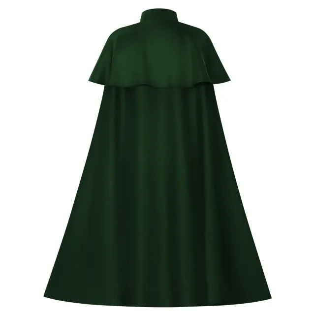 Men's Halloween Grim Reaper Magician Cosplay Cape Robe detail 12