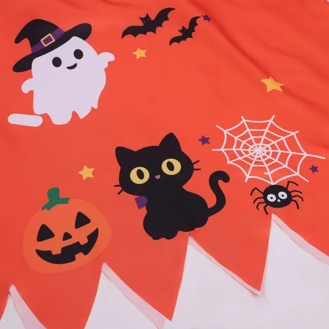 Men's Halloween Pumpkin Cosplay Robe Costume detail 6