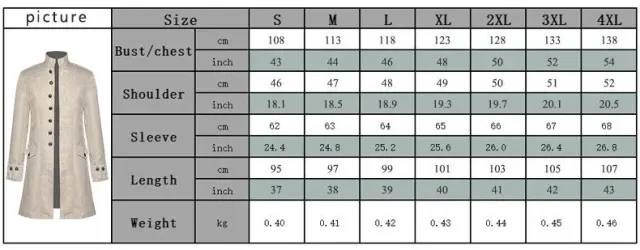 Men's Jacquard Medieval Cosplay Costume Set detail 1