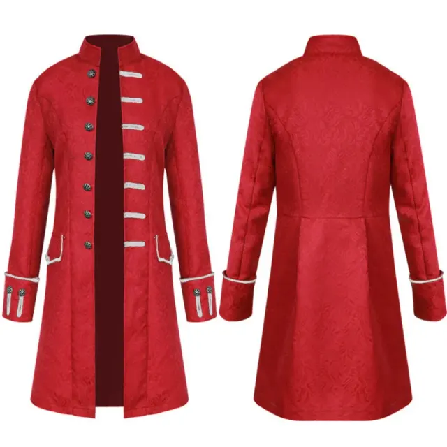 Men's Jacquard Medieval Cosplay Costume Set detail 4