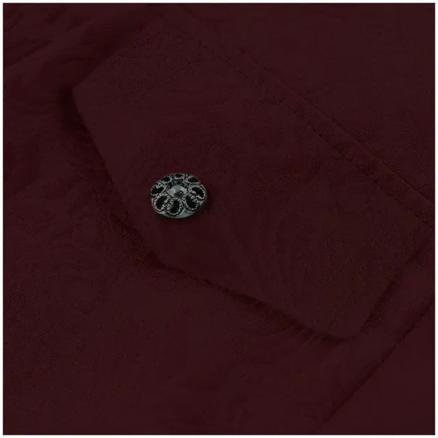 Men's Jacquard Medieval Cosplay Costume Set detail 9