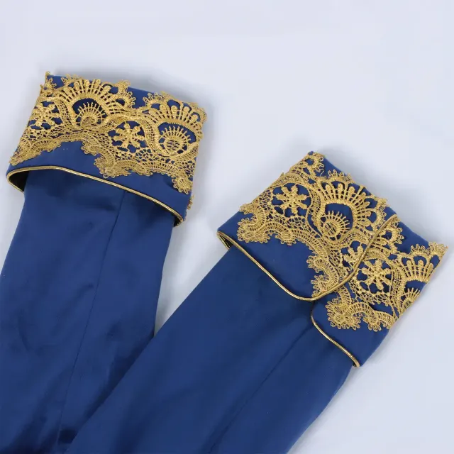 Men's Lace Tailcoat Medieval Punk Cosplay Coat detail 13