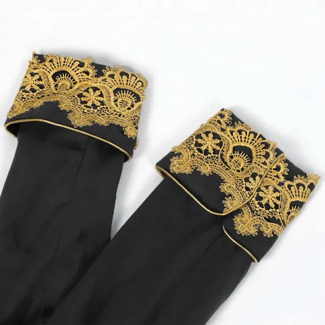 Men's Lace Tailcoat Medieval Punk Cosplay Coat detail 23