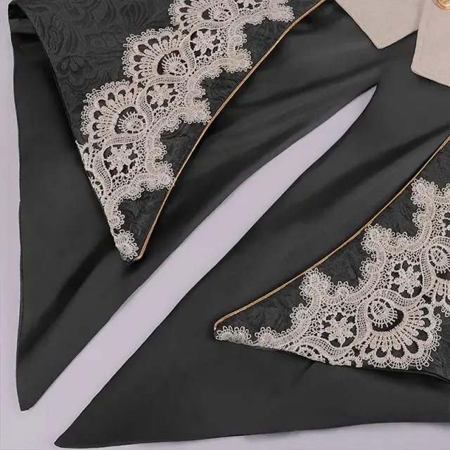 Men's Lace Tailcoat Victorian Gothic Stage Costume detail 5