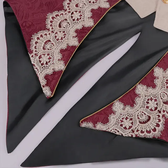 Men's Lace Tailcoat Victorian Gothic Stage Costume detail 11