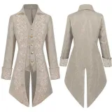 Lace Tailcoat - Beige
