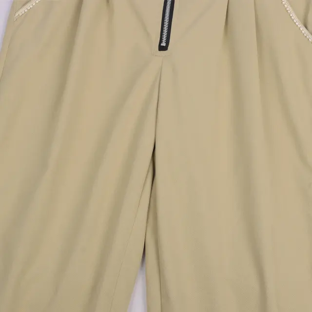 Men's Medieval Baroque Gold-Button High-Waist Cosplay Pants detail 6