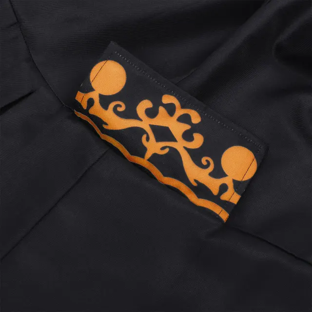 Men's Medieval Court Print Prince Coat for Halloween Cosplay detail 6