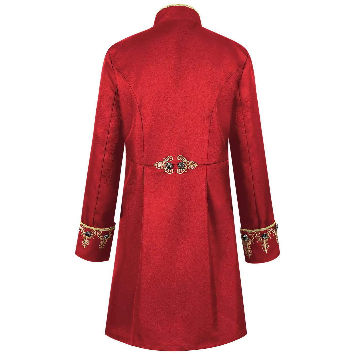 Men's Medieval Embroidered Court Coat for Cosplay Stage detail 2