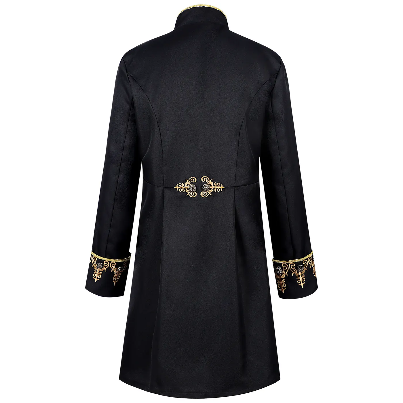 Men's Medieval Embroidered Court Coat for Cosplay Stage detail 4