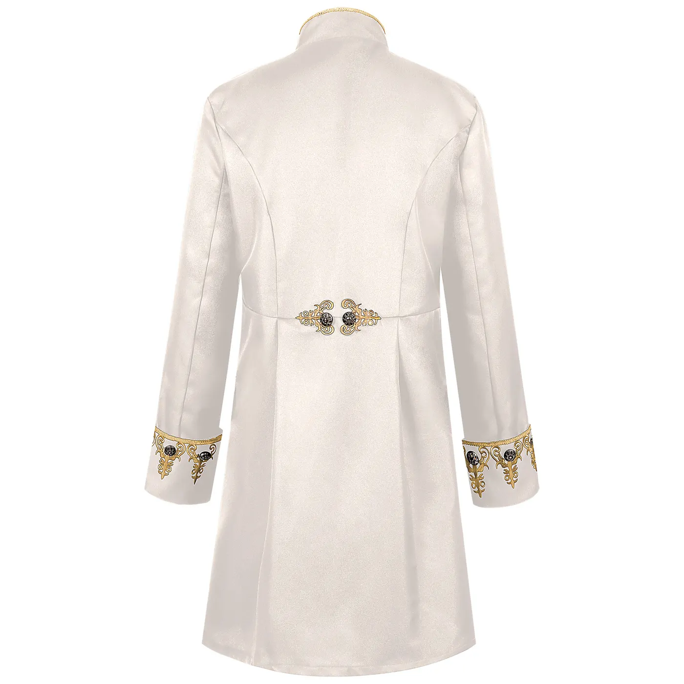 Men's Medieval Embroidered Court Coat for Cosplay Stage detail 8