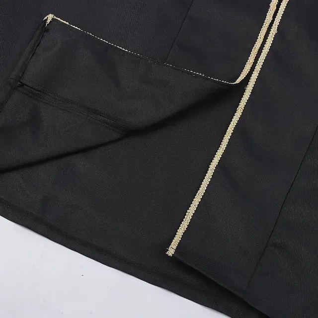 Herren-Hofjacke im Mittelalter-Stil mit Stickerei für Cosplay und Bühne Detail 11