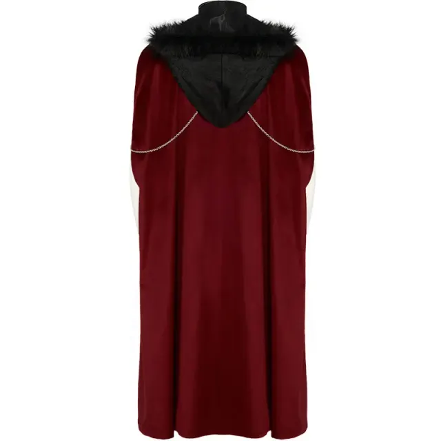 Men's Medieval Frock Coat Shirt Pants Cosplay Set detail 4