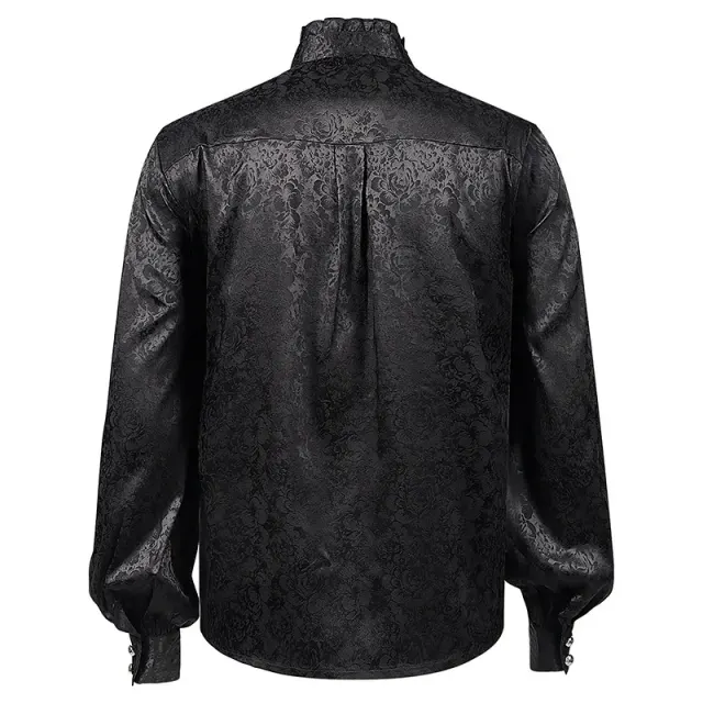 Men's Medieval Frock Coat Shirt Pants Cosplay Set detail 8