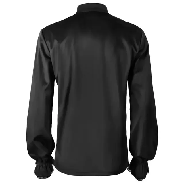 Men's Medieval Frock Coat Shirt Pants Cosplay Set detail 21