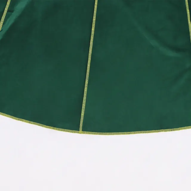 Men's Medieval Gold-Trim Long Cape for Halloween Cosplay detail 7