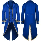 Gold-Trim Tailcoat - Blue