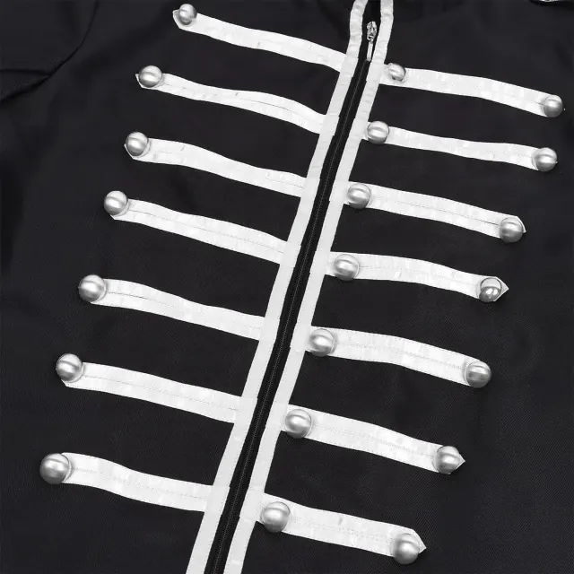Men's Medieval Gothic Steampunk Sleeveless Costume Set detail 6