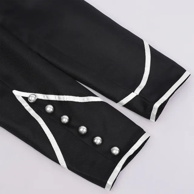 Men's Medieval Gothic Steampunk Sleeveless Costume Set detail 7