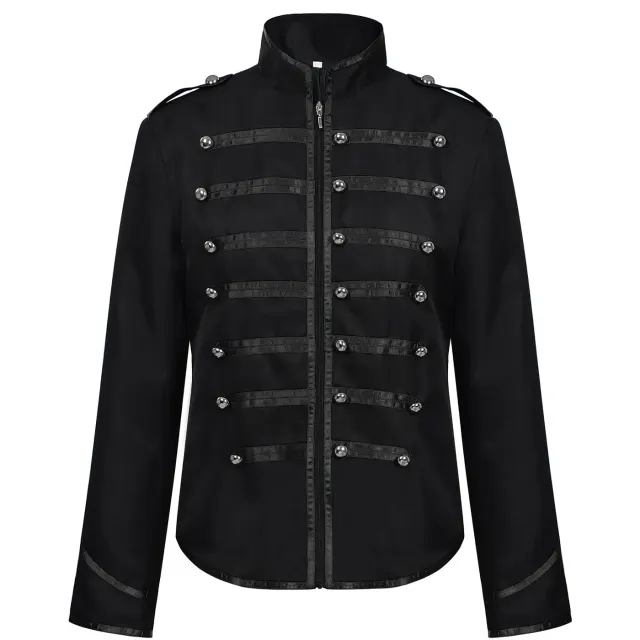 Men's Medieval Gothic Steampunk Sleeveless Costume Set detail 8
