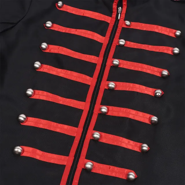 Men's Medieval Gothic Steampunk Sleeveless Costume Set detail 21