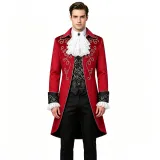 Ensemble complet queue-de-pie gothique - Rouge