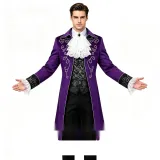 Ensemble complet queue-de-pie gothique - Violet