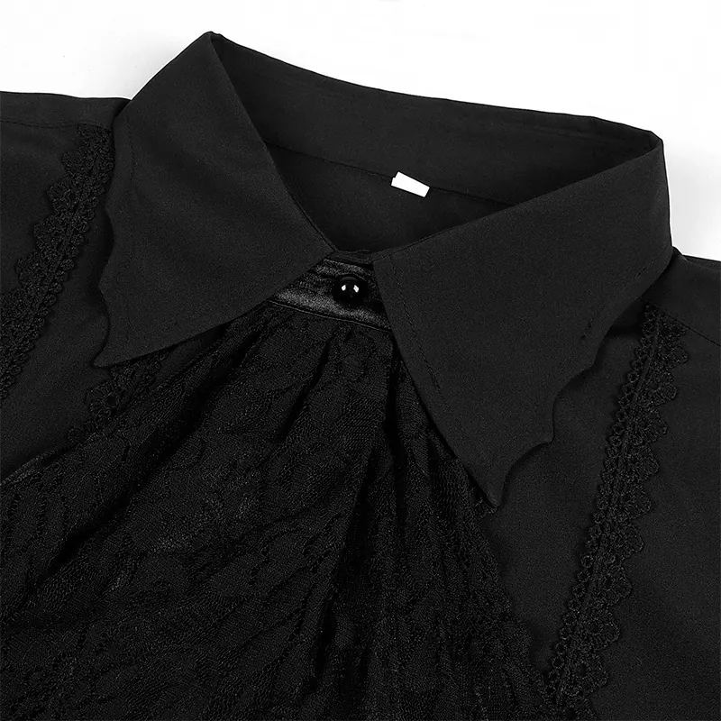 Men's Medieval Gothic Jacquard Tailcoat Vest Costume detail 1
