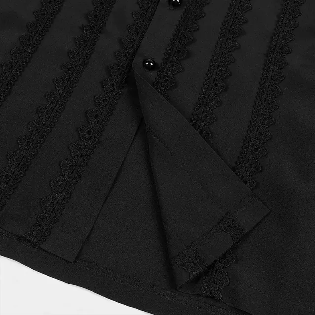 detalle de Disfraz de chaleco de frac jacquard gótico medieval para hombre 2