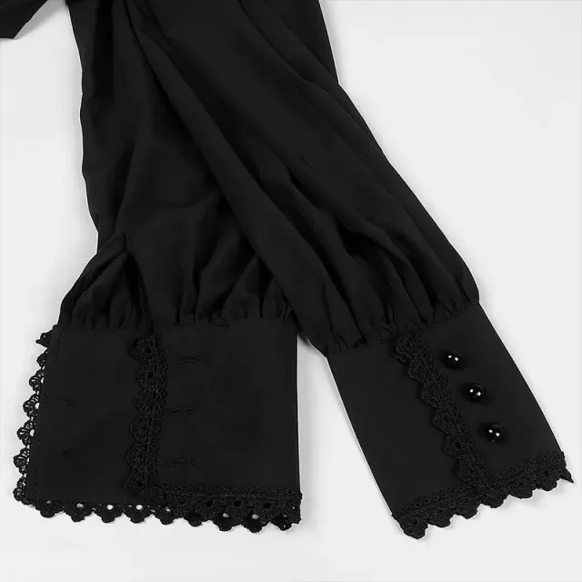 detalle de Disfraz de chaleco de frac jacquard gótico medieval para hombre 6