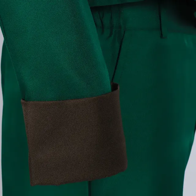 Men's Medieval Irish Tailcoat Hat Cosplay Costume Set detail 10