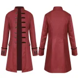 Jacquard Medieval Menswear - Burgundy