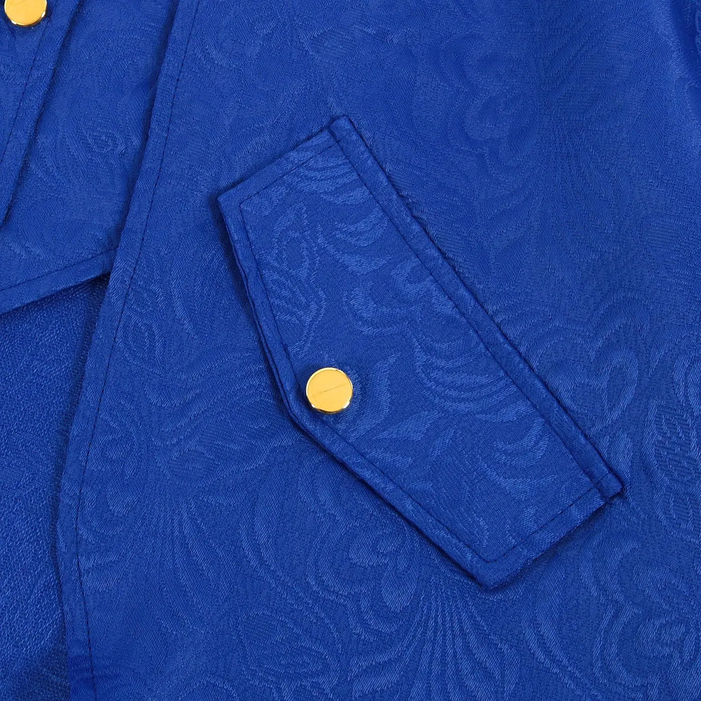 Unisex Medieval Jacquard Punk Tailcoat for Stage Wear detail 5