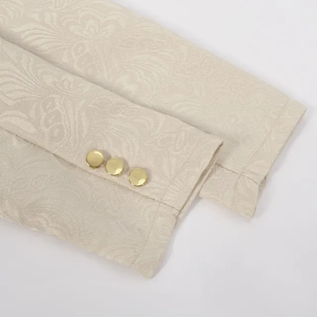 Unisex-Jacquard-Punk-Frack im Mittelalter-Stil für Bühnenauftritte Detail 21