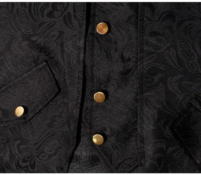 Unisex-Jacquard-Punk-Frack im Mittelalter-Stil für Bühnenauftritte Detail 24