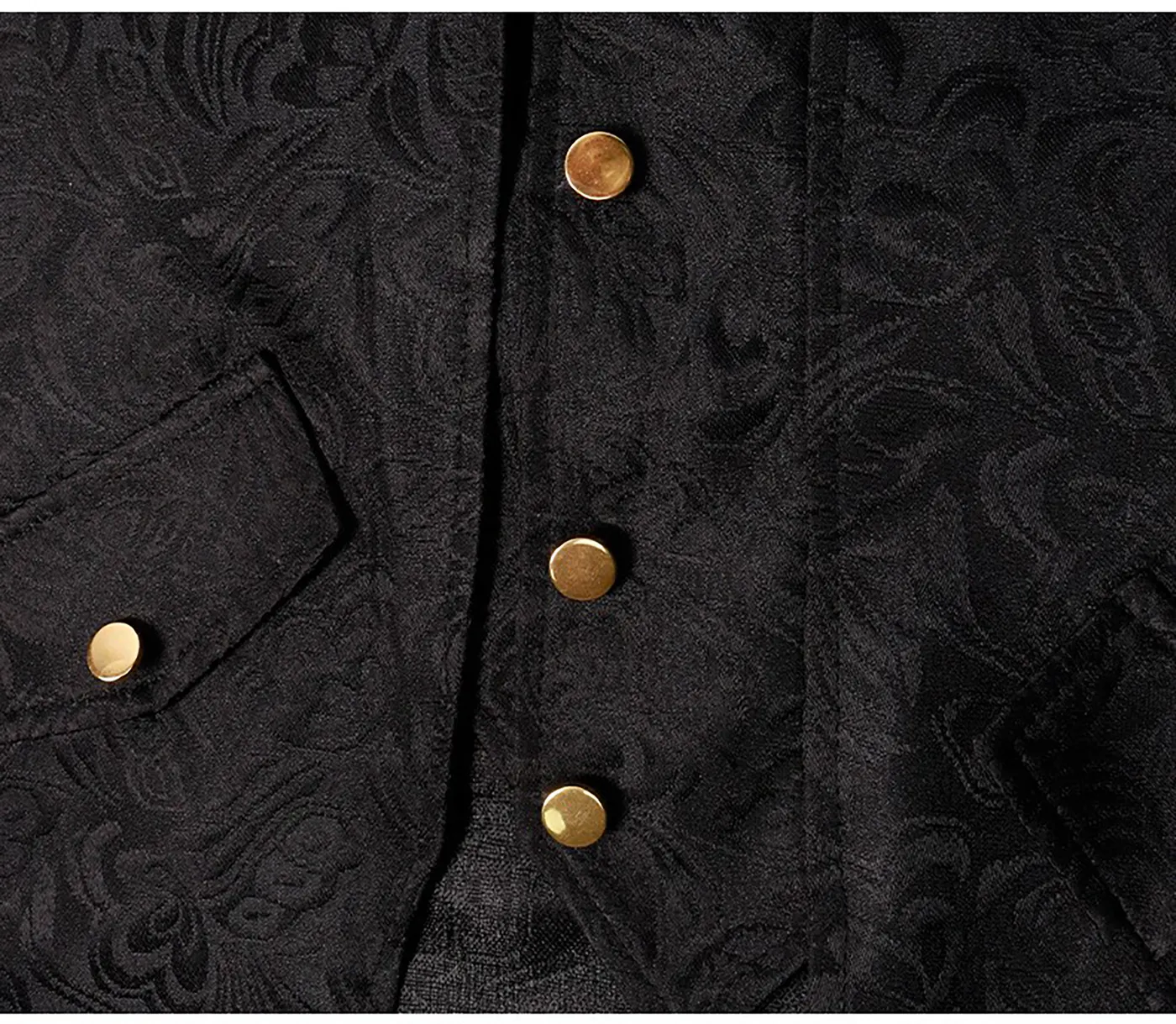 Unisex Medieval Jacquard Punk Tailcoat for Stage Wear detail 24