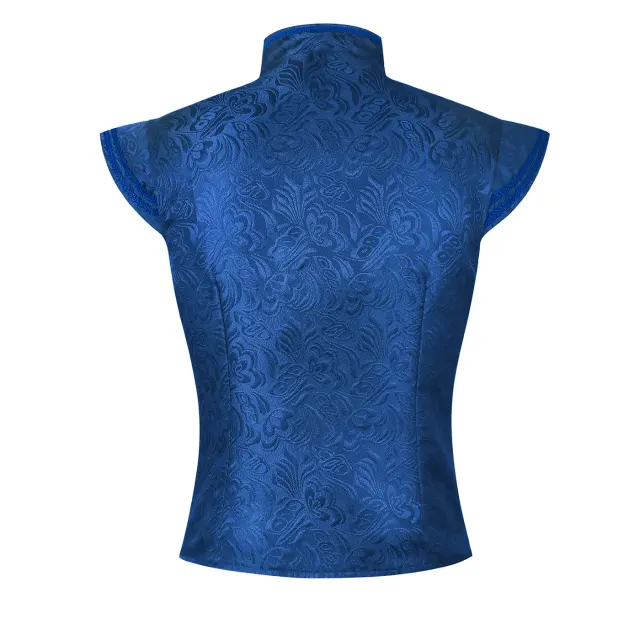 Men's Medieval Jacquard Short Vest Halloween Cosplay Costume detail 17